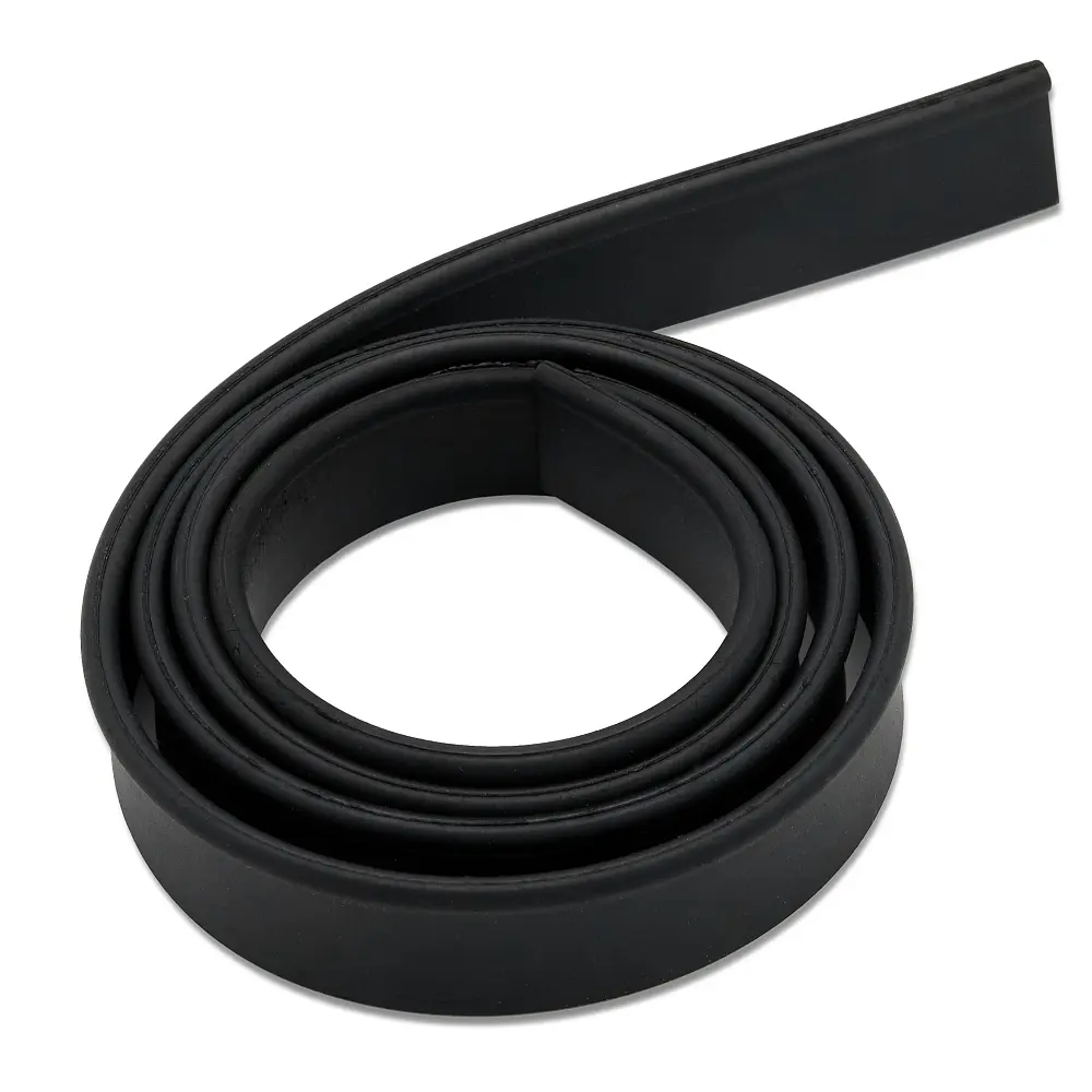 Черная резина для выгонок с кантом DT271, 1м.